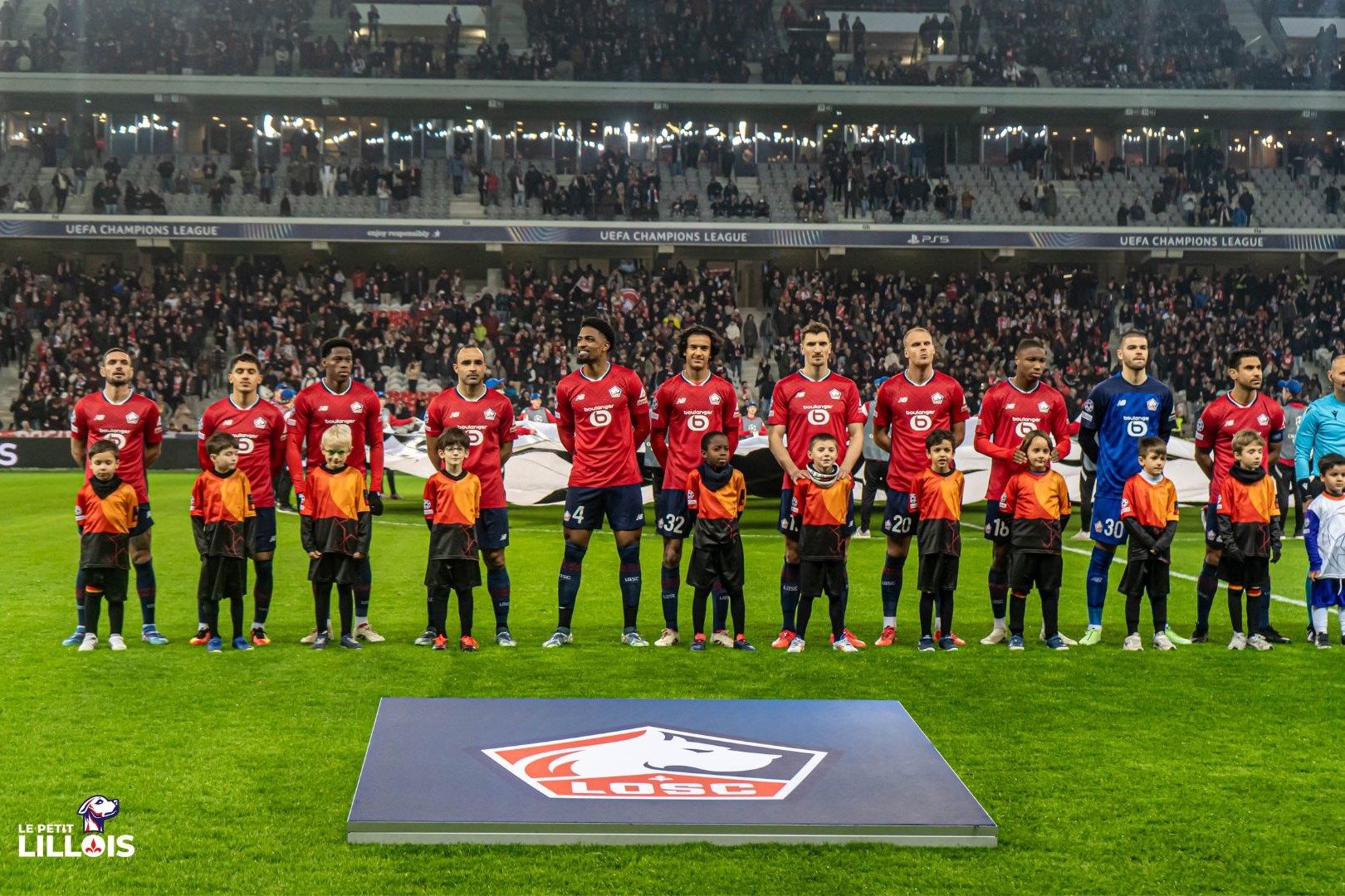 Les Dogues se présentent face à leur public avant LOSC - SK Sturm Graz, sixième journée de Ligue des Champions